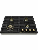 Газовая варочная панель Hiberg VS 6544 B, черный