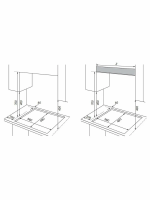 Газовая варочная панель Hiberg VS 6544 B, черный