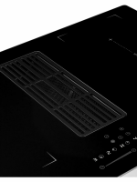 Индукционная варочная панель со встроенной вытяжкой Hiberg i8-VM8 B, черный