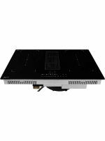 Индукционная варочная панель со встроенной вытяжкой Hiberg i8-VM8 B, черный