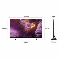 Телевизор OLED Samsung QE83S85FAEXRU, 4K Ultra HD, 120 Гц, Smart TV, черный титан