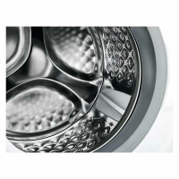 Стиральная машина AEG LFR73944FE, инвертор, функция пара, белый/черный