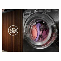 Стиральная машина AEG LFR73944FE, инвертор, функция пара, белый/черный