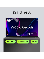 Телевизор Digma DM-LED55UBB33, черный