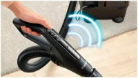 Пылесос Bosch BGL8POW3A, с мешком, черный/красный