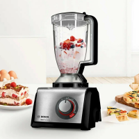 Кухонный комбайн Bosch MC812M844, черный/серебристый