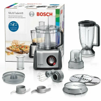 Кухонный комбайн Bosch MC812M844, черный/серебристый