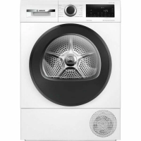Сушильная машина Bosch WQG2450BSN, с тепловым насосом, белый/черный