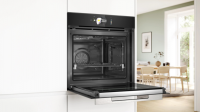 Духовой шкаф электрический Bosch HBG778NB1, пиролиз, термощуп, черный