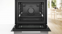 Духовой шкаф электрический Bosch HBG778NB1, пиролиз, термощуп, черный
