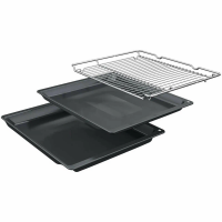 Духовой шкаф электрический с СВЧ Bosch HMG7361B1, черный (Германия)