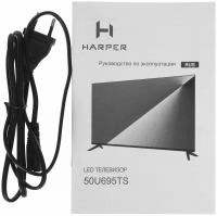 Телевизор Harper 50U695TS, черный