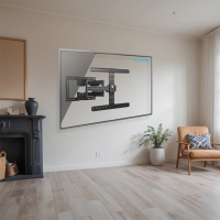 Кронштейн для телевизора Kromax Ultra Slim-102, черный 32"-90"