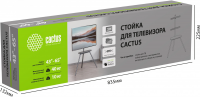 Подставка для телевизора Cactus CS-ST2844GY, темно-серый 43"-65"