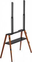 Подставка для телевизора Cactus CS-ST3645BKWN, черный/орех 43"-65"