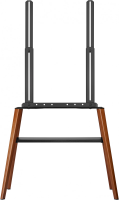 Подставка для телевизора Cactus CS-ST3645BKWN, черный/орех 43"-65"