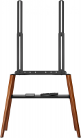 Подставка для телевизора Cactus CS-ST3645BKWN, черный/орех 43"-65"