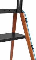 Подставка для телевизора Cactus CS-ST3645BKWN, черный/орех 43"-65"