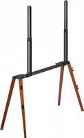 Подставка для телевизора Cactus CS-ST3646BKWN, черный/орех 49"-75"