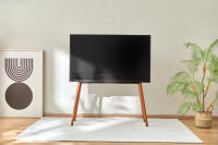 Подставка для телевизора Cactus CS-ST3646BKWN, черный/орех 49"-75"