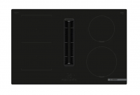 Варочная панель индукционная с вытяжкой Bosch PVS811B16E, черный