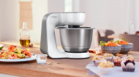 Кухонный комбайн Bosch MUM58251, белый/серебристый