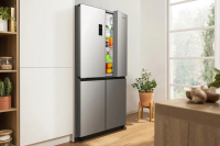 Холодильник Gorenje NRM819E61X, No Frost, Side by Side, серый