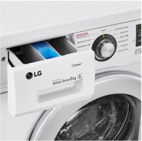 Стиральная машина LG F12M7NDS1, 6кг, инвертор, белый