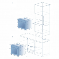 Духовой шкаф электрический Haier HOQ-R2ARN3GB, черный
