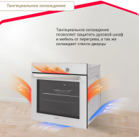 Духовой шкаф электрический Simfer B6EC16016, белый