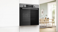 Духовой шкаф электрический Bosch HBG578BS3, пиролиз, нержавеющая сталь/черный