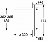 Микроволновая печь встраиваемая Bosch BFL523MB4, черный