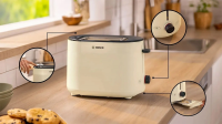 Тостер Bosch TAT2M127, бежевый