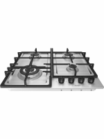 Варочная панель газовая Haier HHQ-M64CTX, нержавеющая сталь