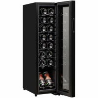 Винный шкаф Meyvel MV16-CBD1, компрессорный, черный