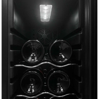 Винный шкаф Meyvel MV16-CBD1, компрессорный, черный
