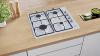 Газовая варочная поверхность Bosch PBP6C5K80O, нержавеющая сталь