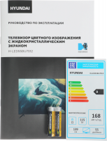 Телевизор LED Hyundai H-LED55BU7012, Smart TV, черный