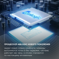 Телевизор LED Hyundai H-LED55BU7012, Smart TV, черный