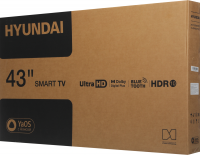 Телевизор LED Hyundai H-LED43BU7012, Smart TV, черный