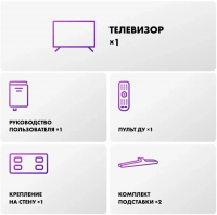 Телевизор MiniLED Haier 75 M7 (DH1ZX8E00RU) Android TV, черный