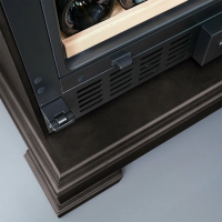 Винный шкаф Meyvel MV163PRO-KBT2, тёмный шоколад