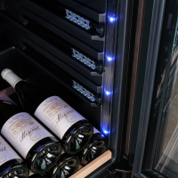 Винный шкаф Meyvel MV163PRO-KBT2, тёмный шоколад