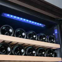 Винный шкаф Meyvel MV163PRO-KBT2, тёмный шоколад