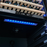 Винный шкаф Meyvel MV163PRO-KBT2, тёмный шоколад