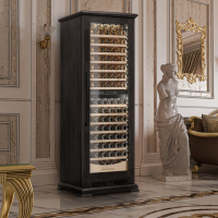 Винный шкаф Meyvel MV163PRO-KBT2, тёмный шоколад