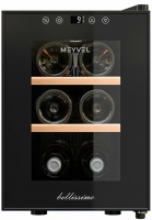 Винный шкаф Meyvel MV06-TBF1-NEXT, черный