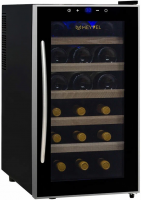 Винный шкаф Meyvel MV18-BF1 (easy), черный