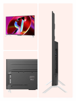 Телевизор QLED Яндекс ТВ cтанция 55 YNDX-00095 с Алисой, второе поколение, Yandex GPT, 4K UHD, черный