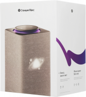 Умная колонка Yandex Станция Макс Zigbee Алиса (YNDX-00053E) бежевый 65W 1.0 BT/Wi-Fi